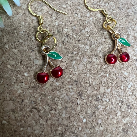 Cherry Earrings - Picture 3 of 3